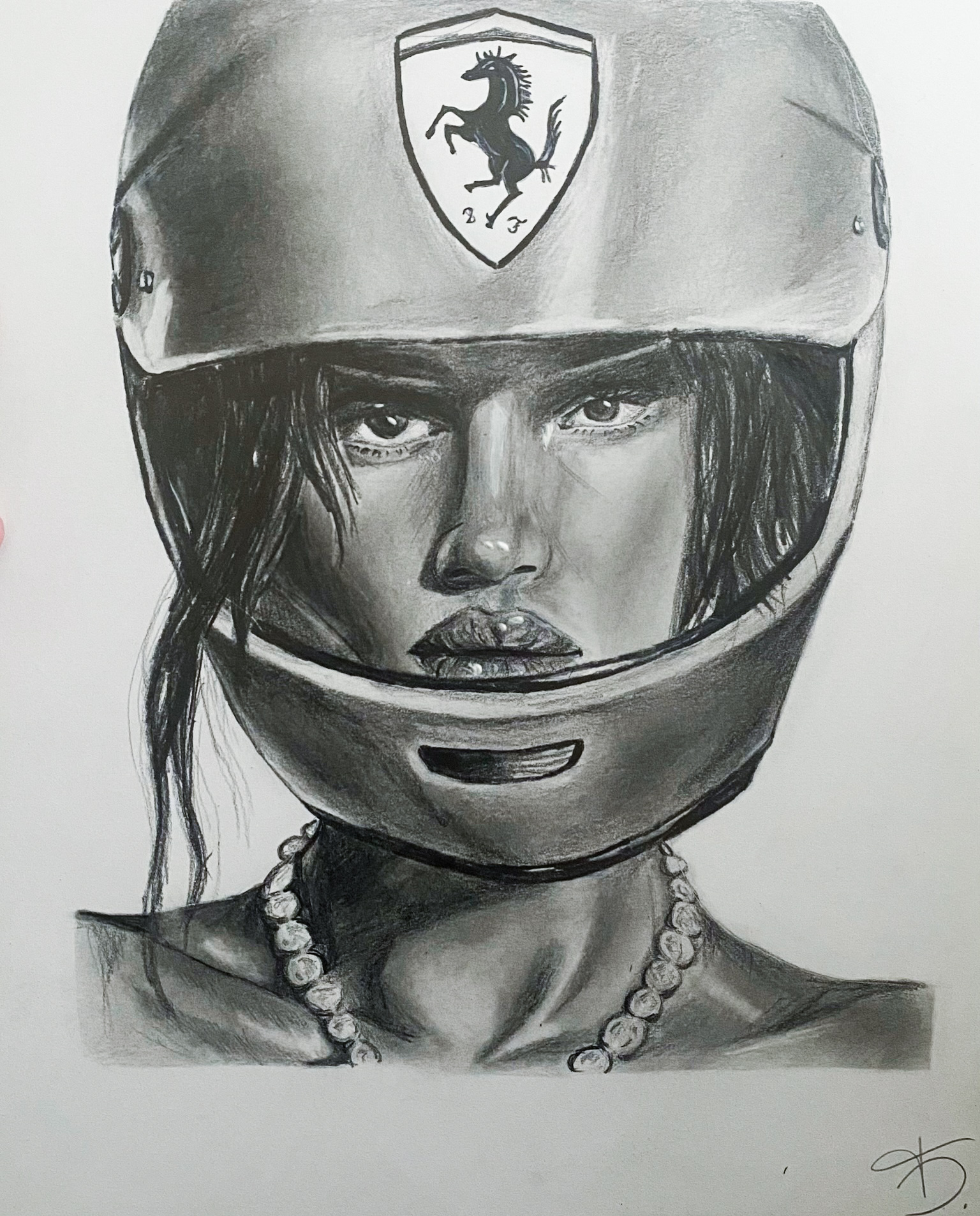 Portrét — Ferrari